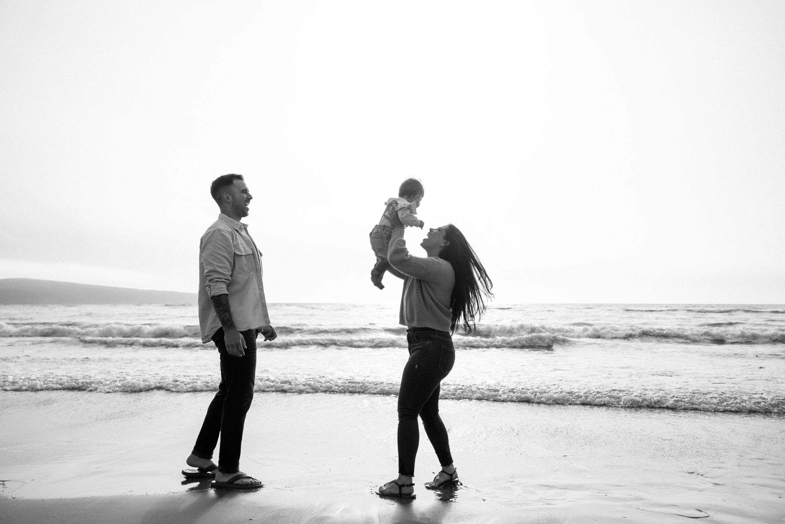 Family Photos on the Northern California Beach