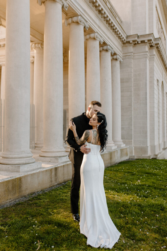 Free the Dress Session Wedding Photos at Legion of Honor San Francisco 