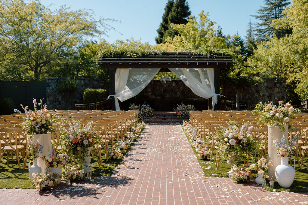 napa wedding ceremony