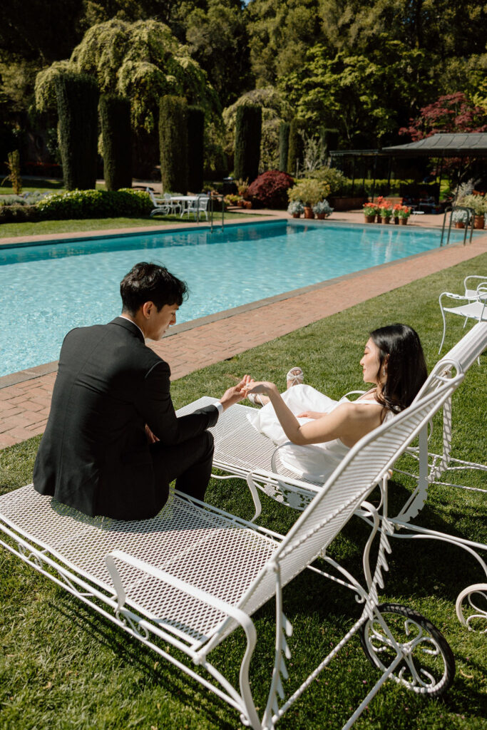 Engagement Session at Filoli Gardens in California | California wedding photographer Katelyn Bradley Photography