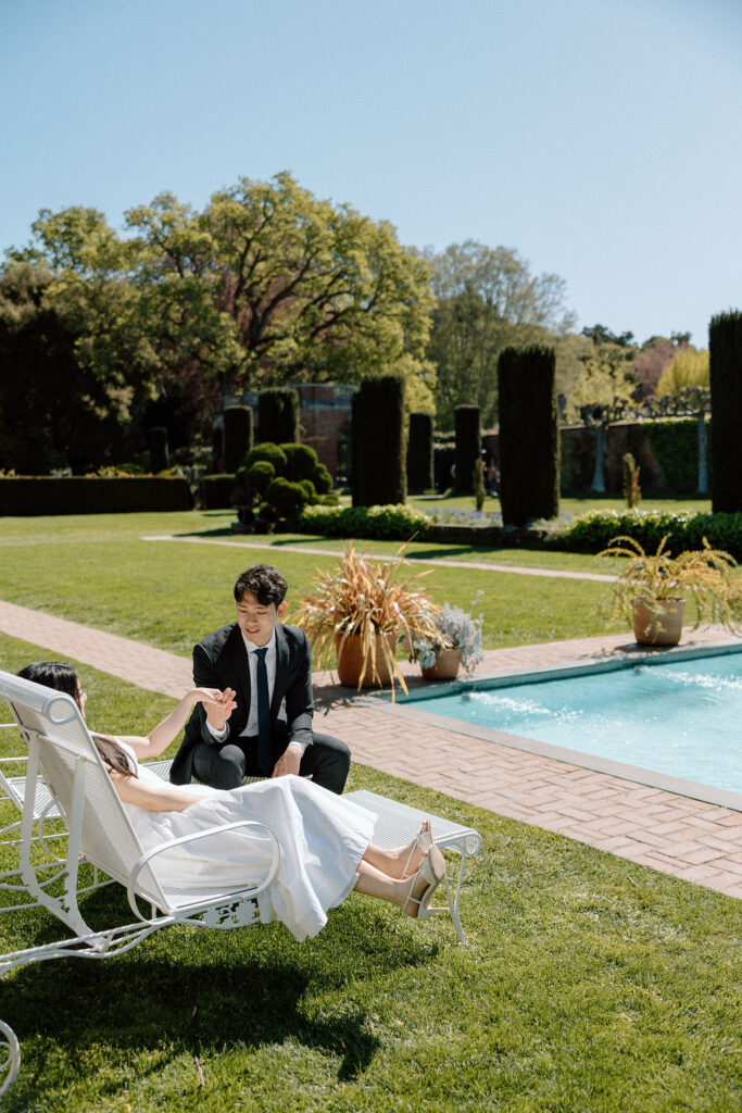 Engagement Session at Filoli Gardens in California | California wedding photographer Katelyn Bradley Photography