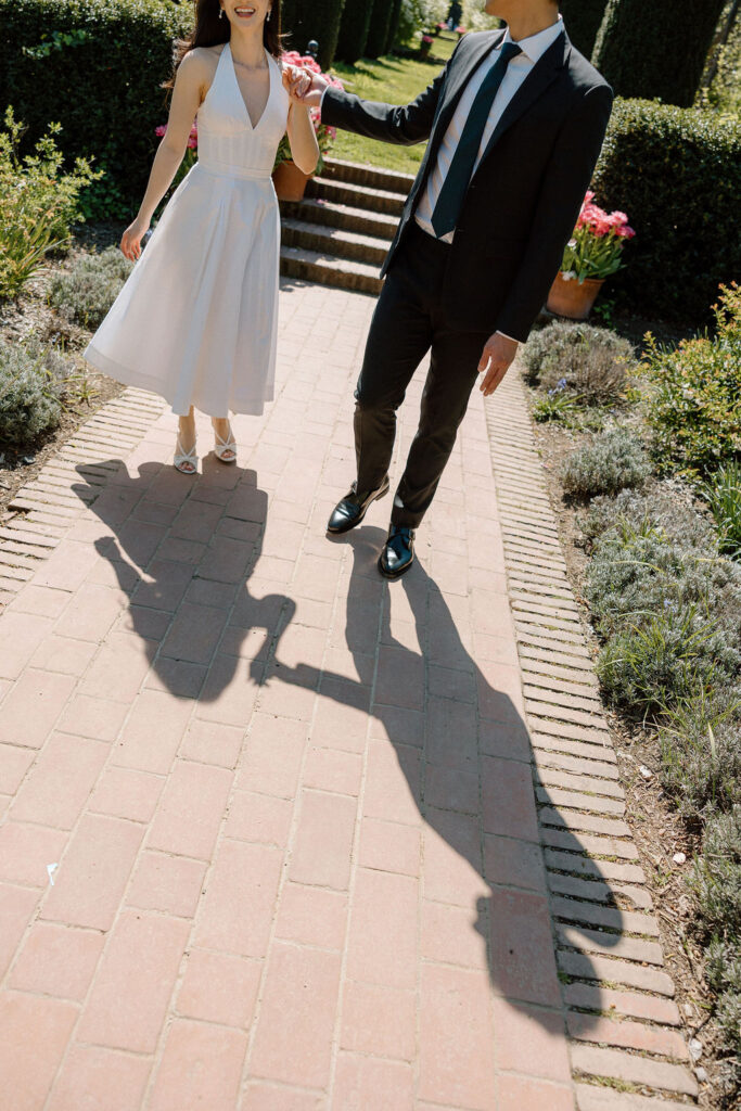 Engagement Session at Filoli Gardens in California | California wedding photographer Katelyn Bradley Photography