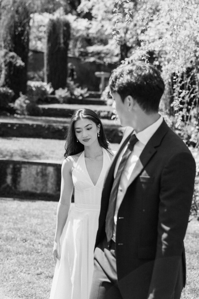 Engagement Session at Filoli Gardens in California | California wedding photographer Katelyn Bradley Photography