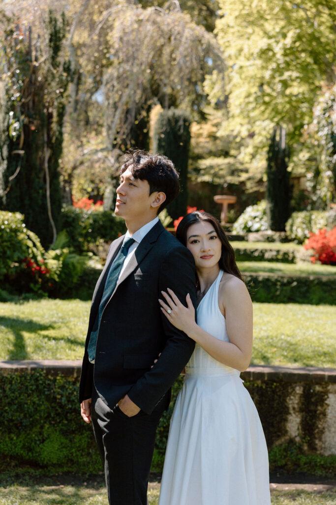 Engagement Session at Filoli Gardens in California | California wedding photographer Katelyn Bradley Photography