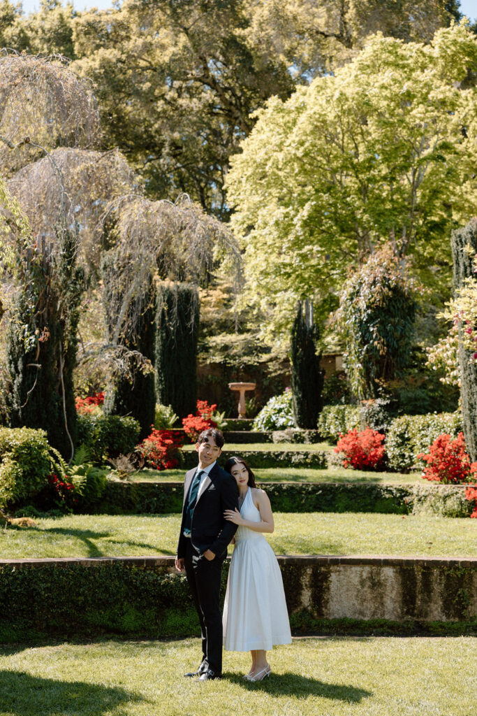Engagement Session at Filoli Gardens in California | California wedding photographer Katelyn Bradley Photography