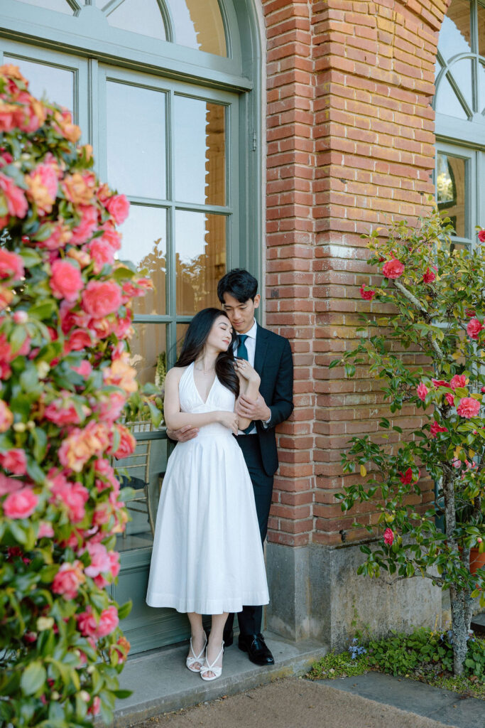 Engagement Session at Filoli Gardens in California | California wedding photographer Katelyn Bradley Photography