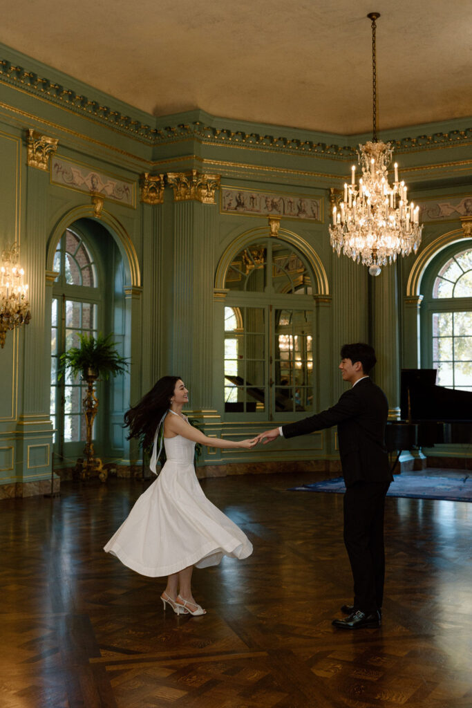 Engagement Session at Filoli Gardens in California | California wedding photographer Katelyn Bradley Photography