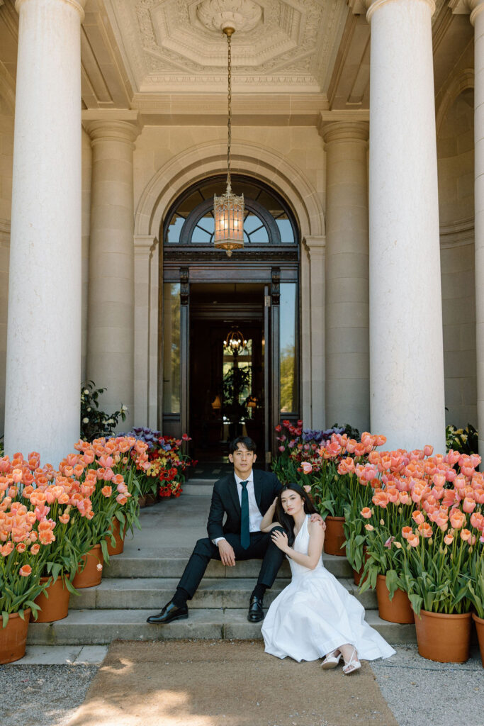 Engagement Session at Filoli Gardens in California | California wedding photographer Katelyn Bradley Photography
