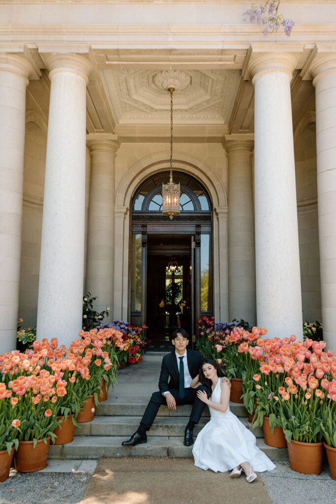 Engagement Session at Filoli Gardens in California | California wedding photographer Katelyn Bradley Photography
