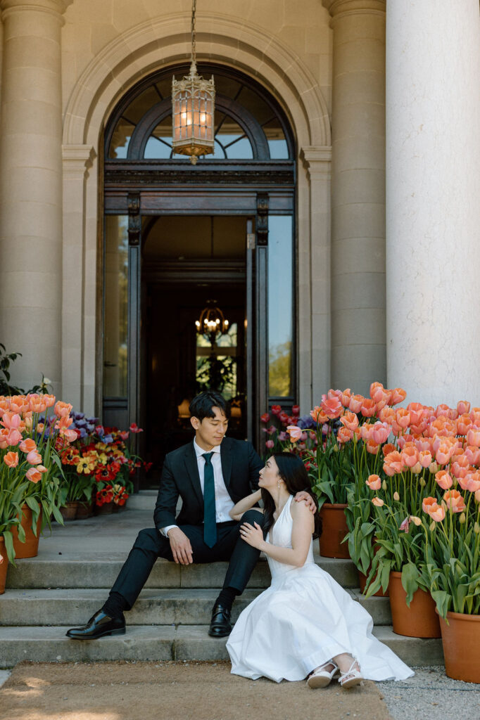 Engagement Session at Filoli Gardens in California | California wedding photographer Katelyn Bradley Photography