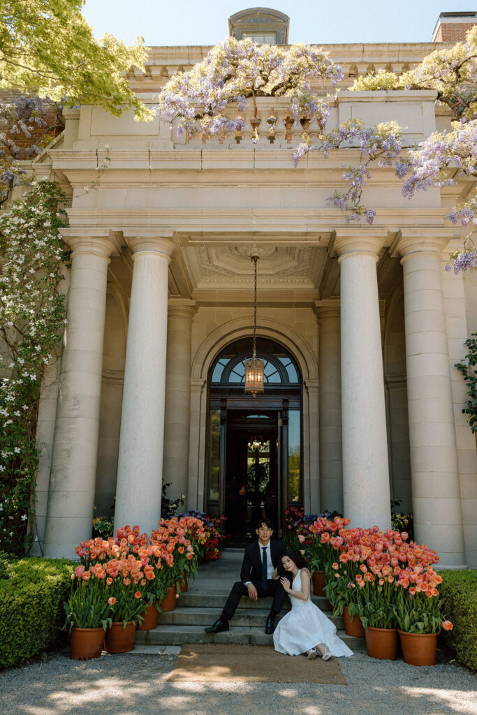 Engagement Session at Filoli Gardens in California | California wedding photographer Katelyn Bradley Photography