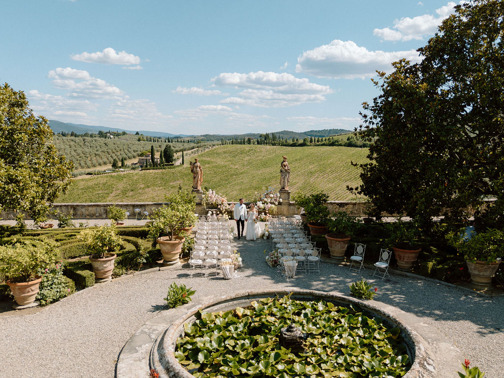 Villa Corsini Wedding, Tuscany, Italy