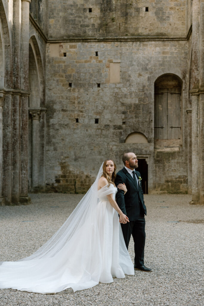 Wedding at San Galgano Abbey in Tuscany