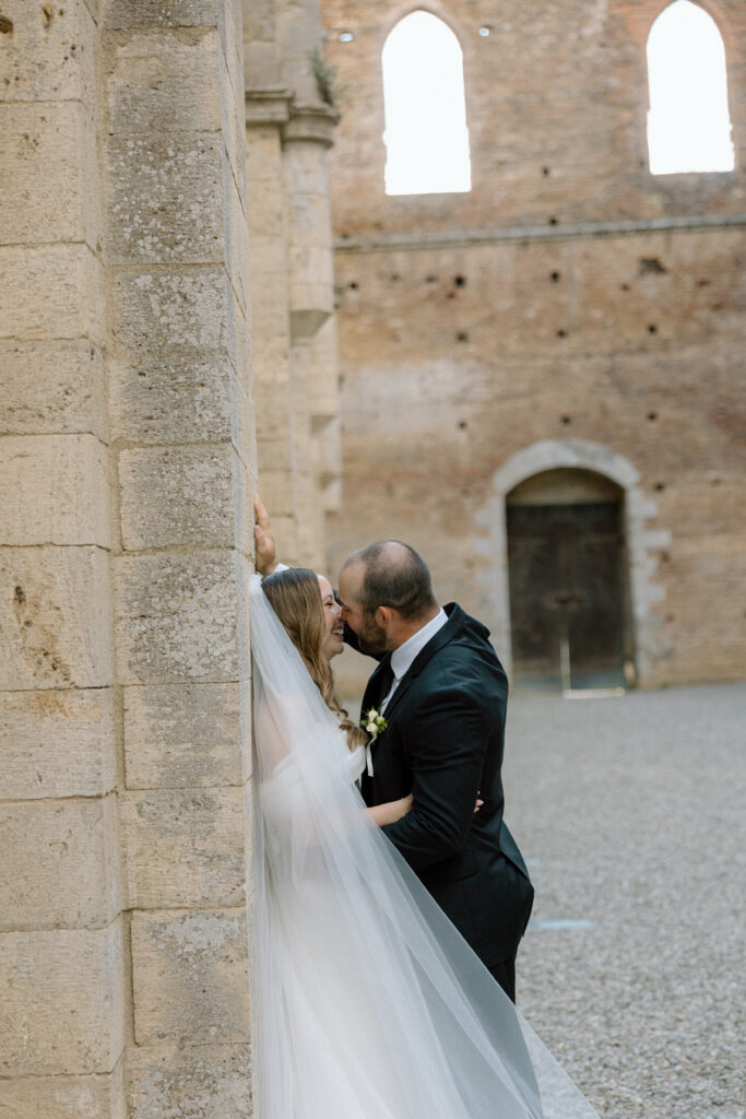 Wedding at San Galgano Abbey in Tuscany