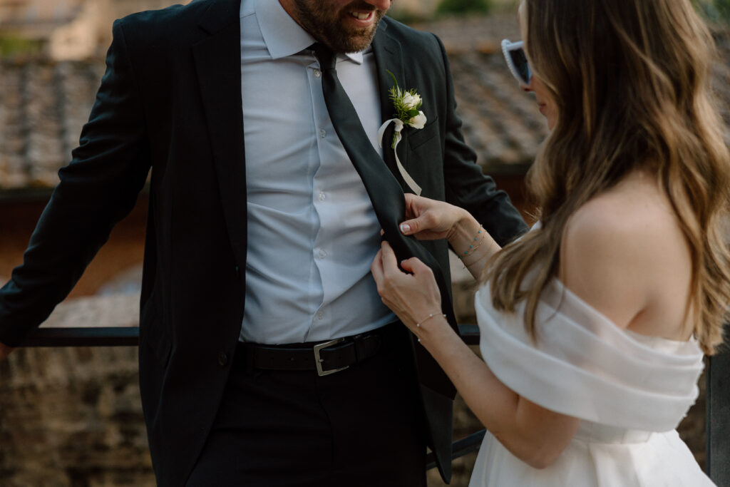 Wedding at San Galgano Abbey in Tuscany