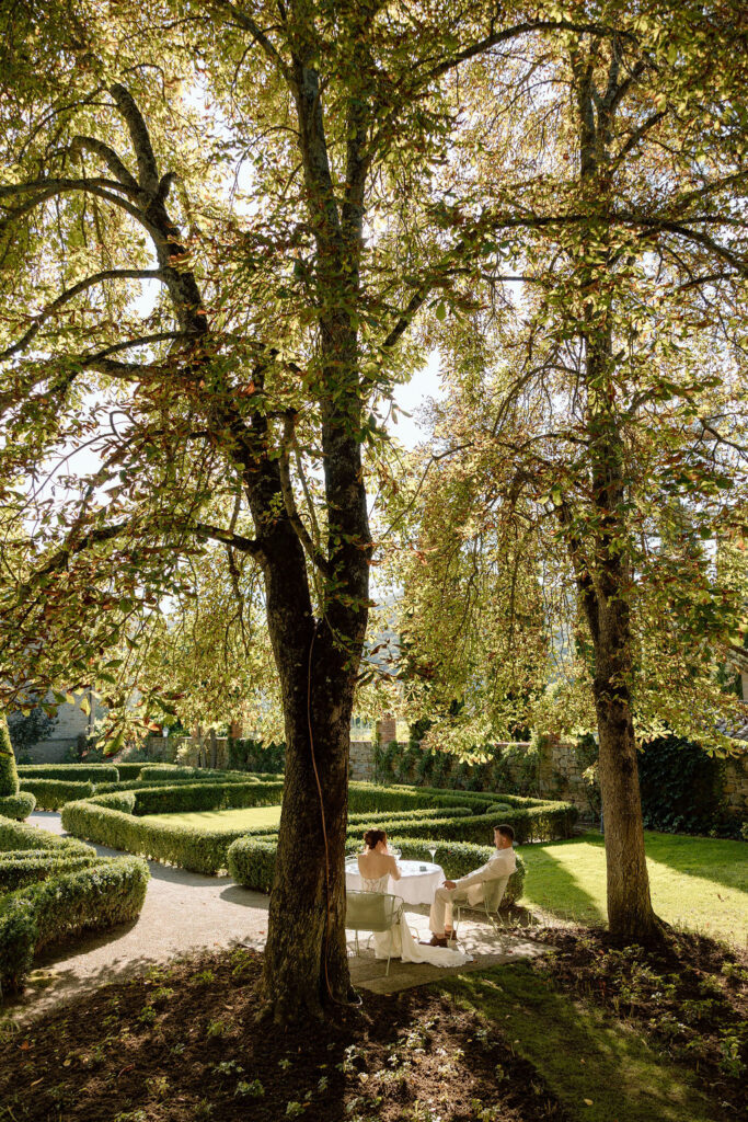 Luxury Renaissance villa in Tuscany with terracotta roofs, olive groves, and panoramic countryside views at Hotel Villa di Piazzano.