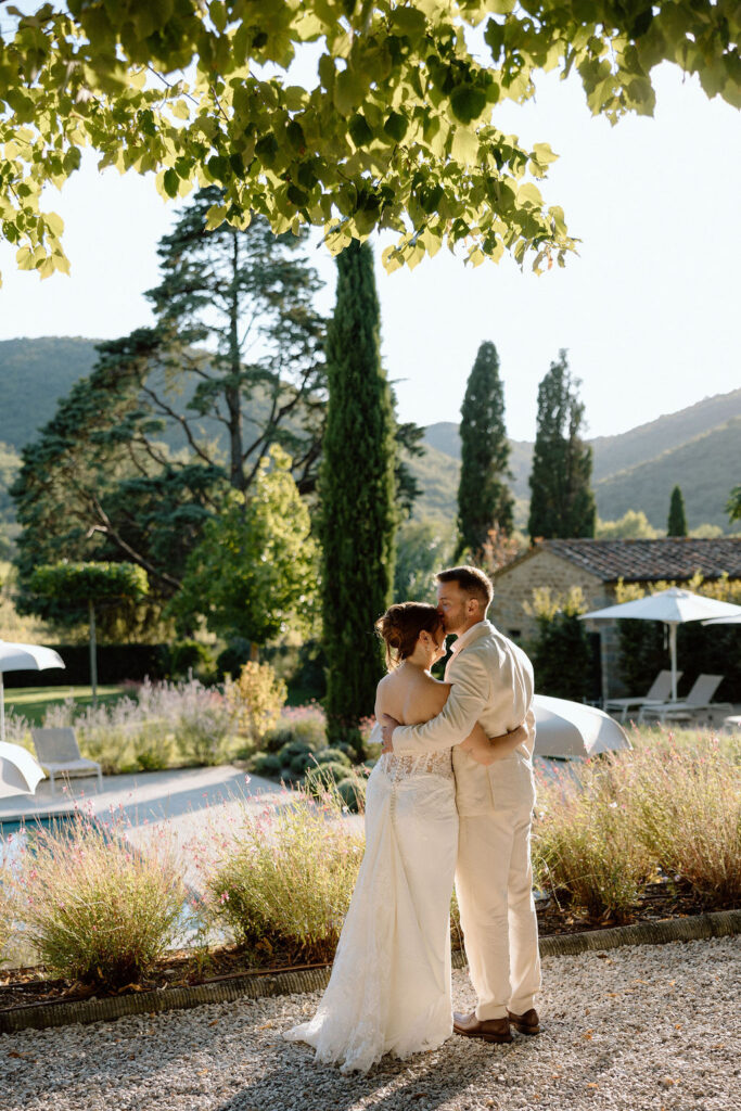 Intimate destination wedding photography at Villa di Piazzano capturing timeless elegance, historic architecture, and heartfelt moments in Tuscany.