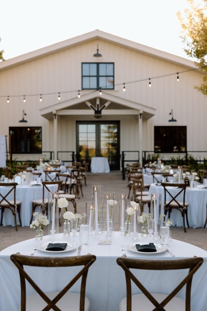 beautifully designed Reception at park winters captured by california wedding photographer
