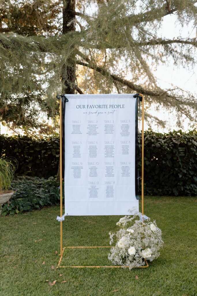 beautifully designed Reception at park winters captured by california wedding photographer