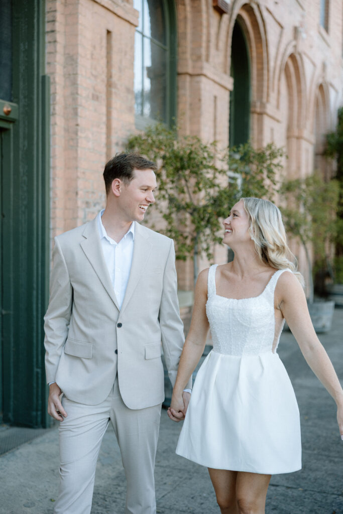 Bride and Groom captured at Preserve in Winters California captured by California wedding photographer for rehearsal dinner at wedding weekend
