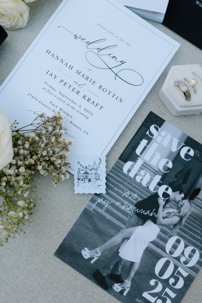 Wedding day details at Park Winters on wedding day for wedding weekend captured by california wedding photographer