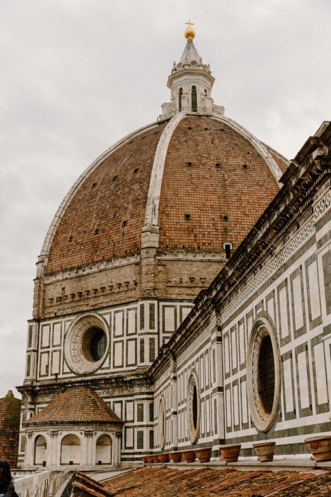 Close up View of the Duomo in Florence Italy